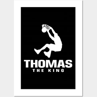 Thomas Custom Player Basketball Your Name The King Posters and Art